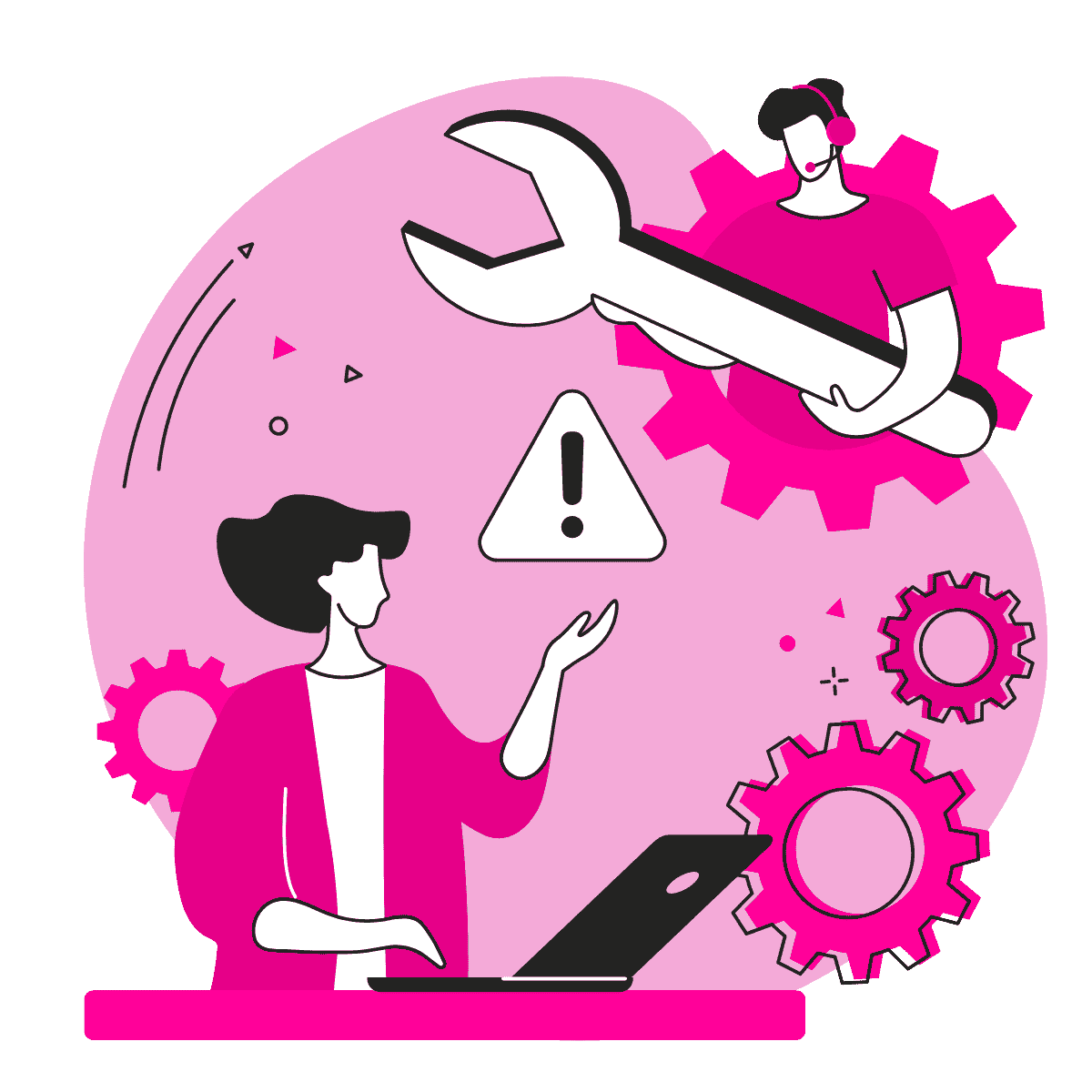 Cashmaster Support Illustration