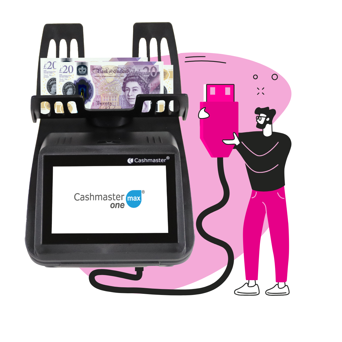 Cashmaster USB keylink GBP