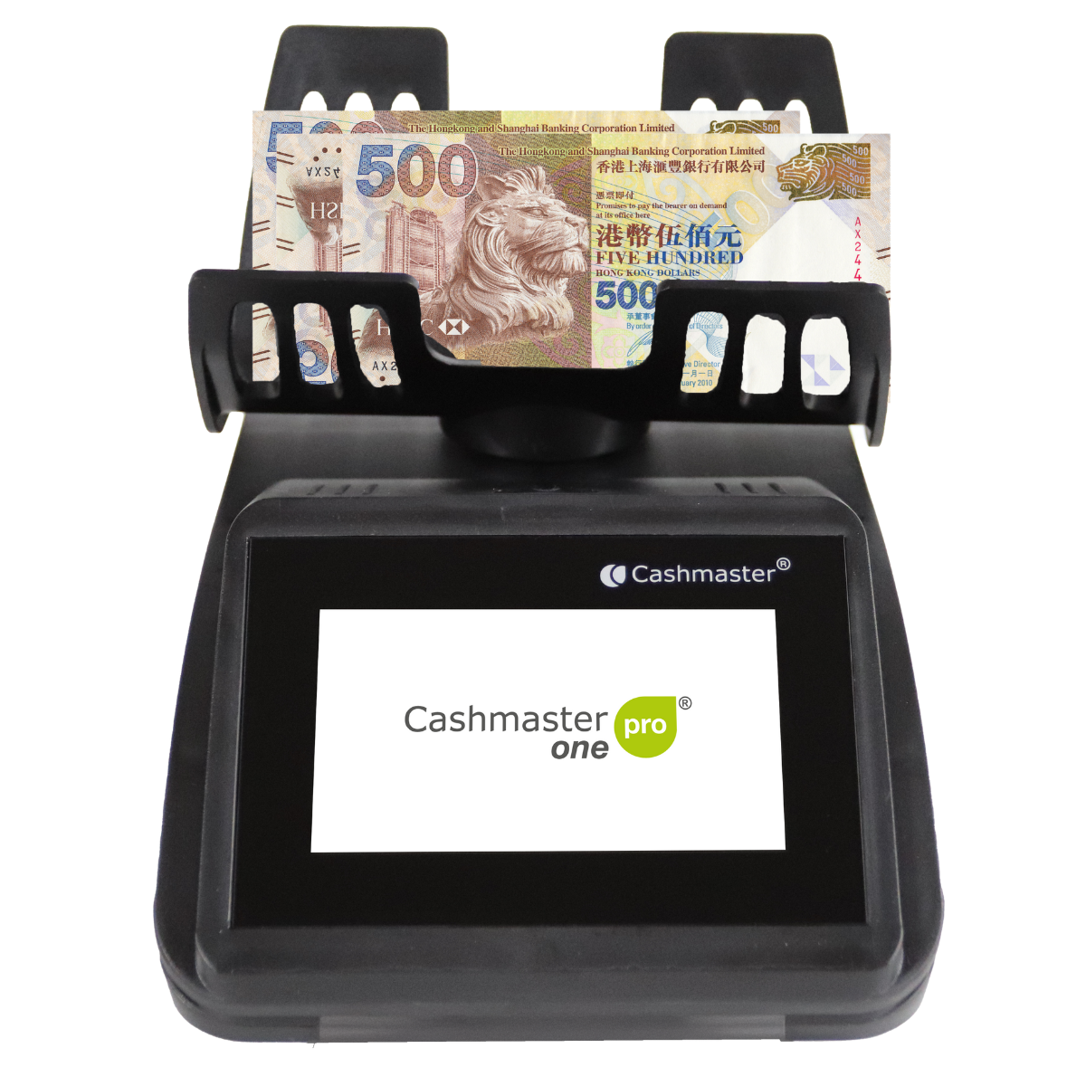 Cashmaster One Pro Money Counter counting HKD notes