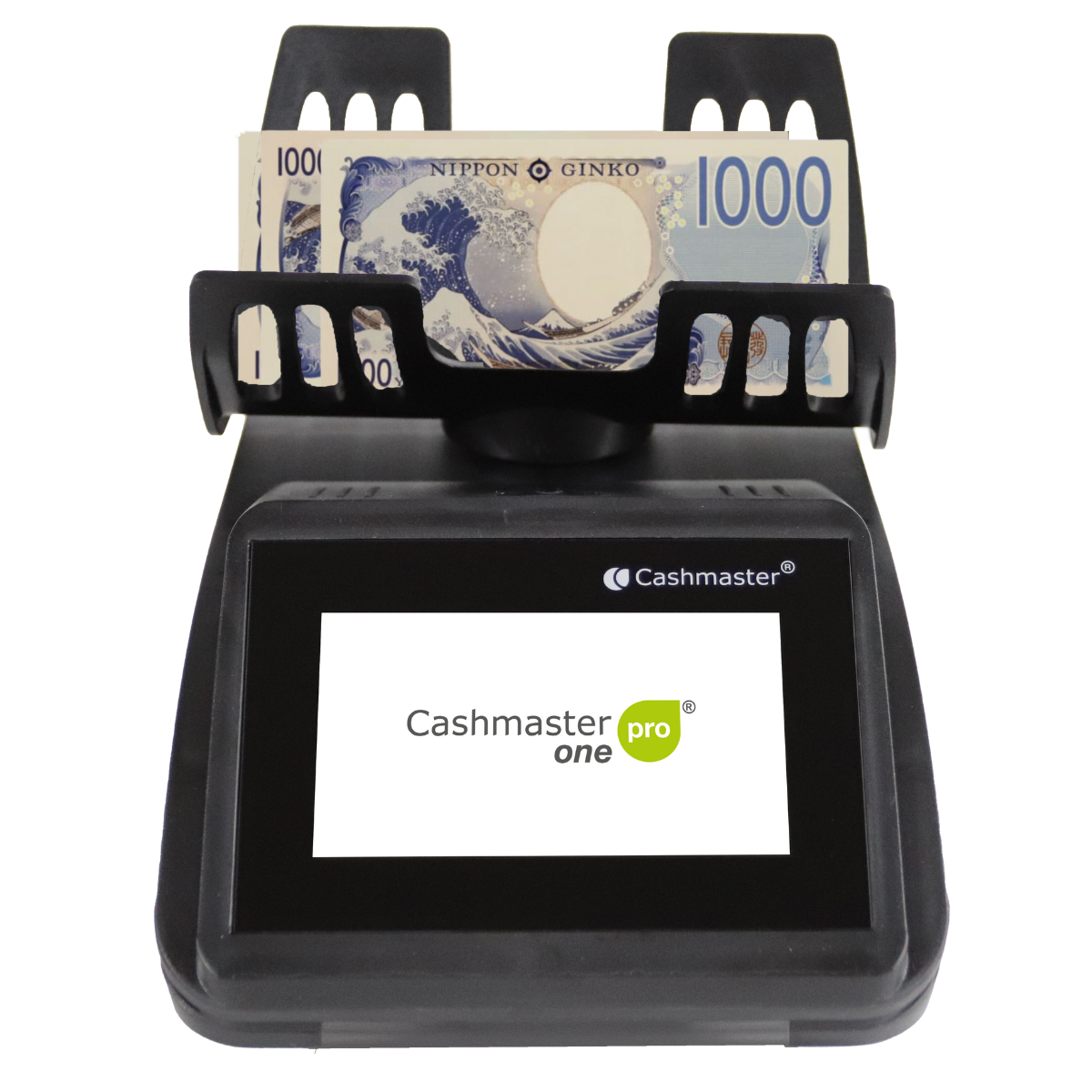 Cashmaster One Pro Money Counter counting Yen notes