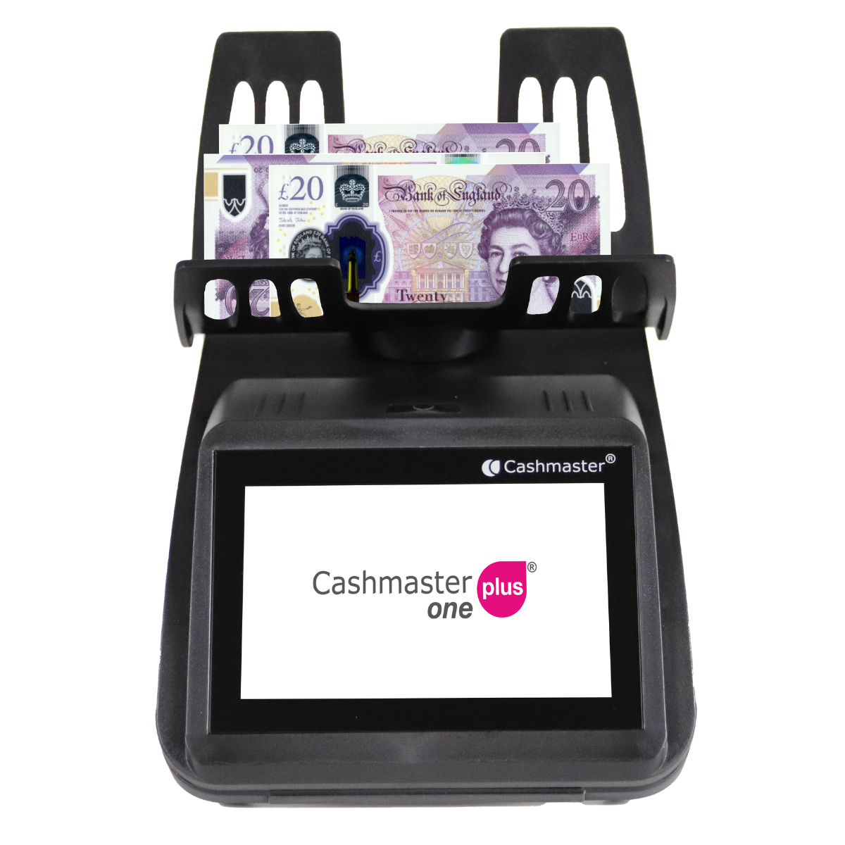 Cashmaster One plus Money Counter counting gbp notes