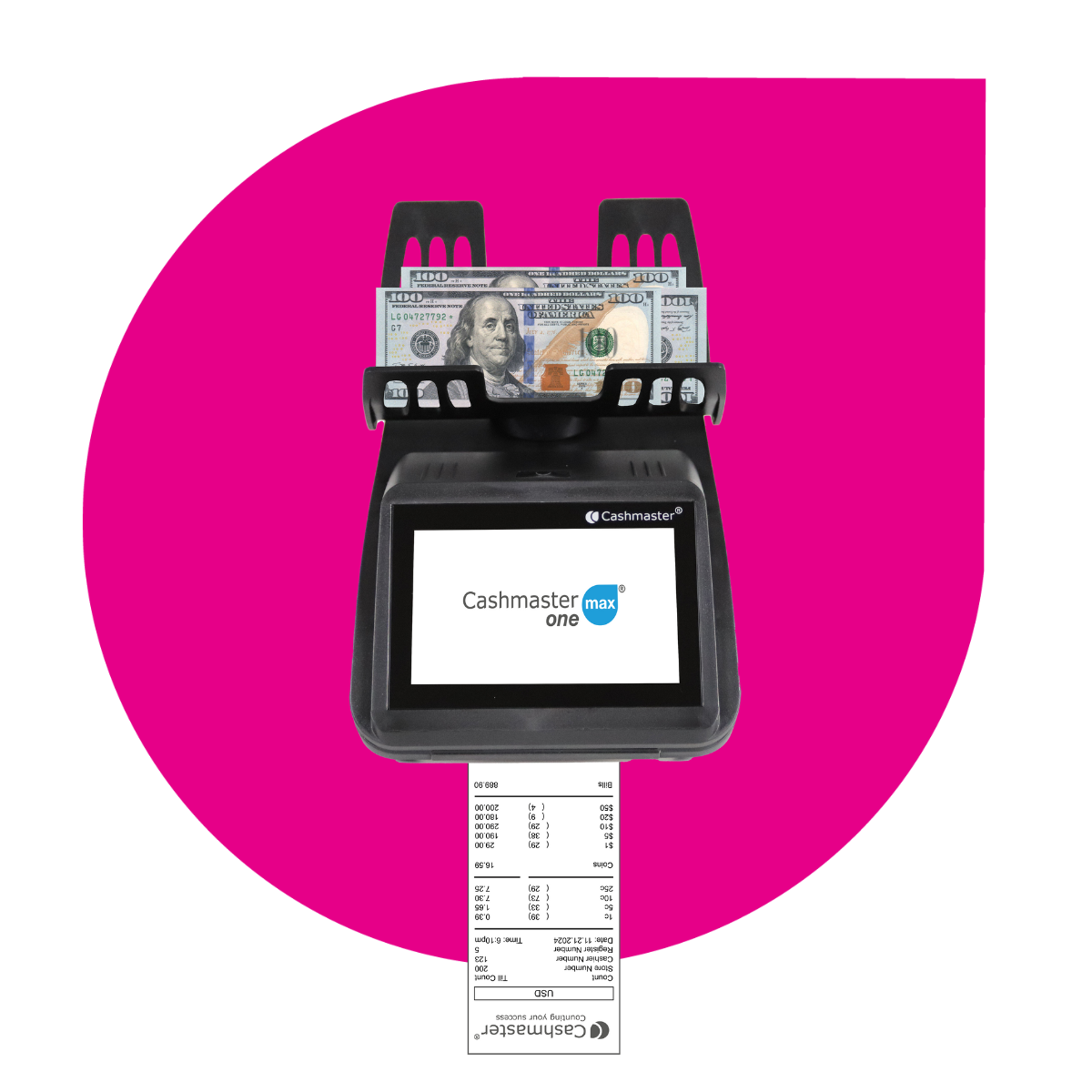 CM1 max money counting machine usd report printing printer one