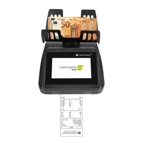 CM1 pro money counting machine eur report printing