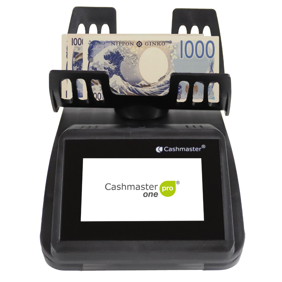 Cashmaster One Pro Money Counter counting Yen notes