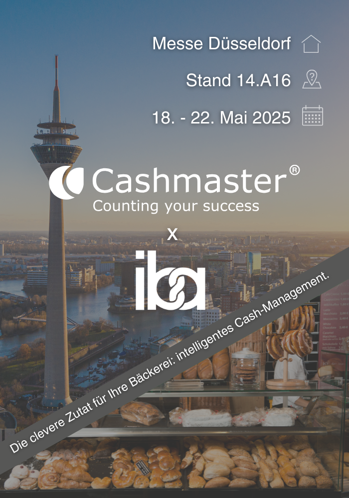cashmaster auf der iba landing page
